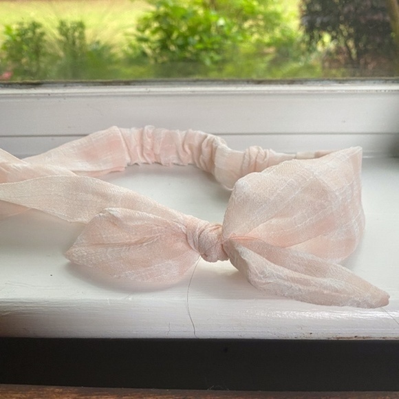 Anthropologie Pink  Bow Headband - Picture 2 of 6